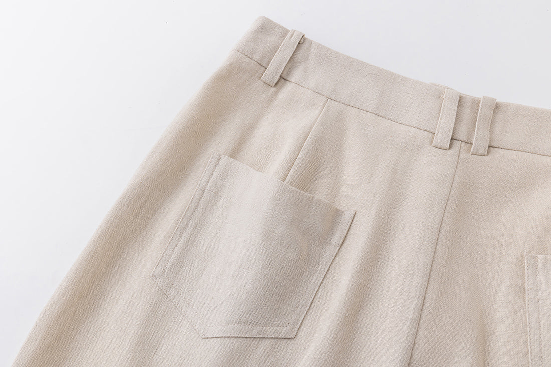 Carwen linen skirt