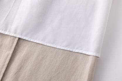 Carwen linen skirt