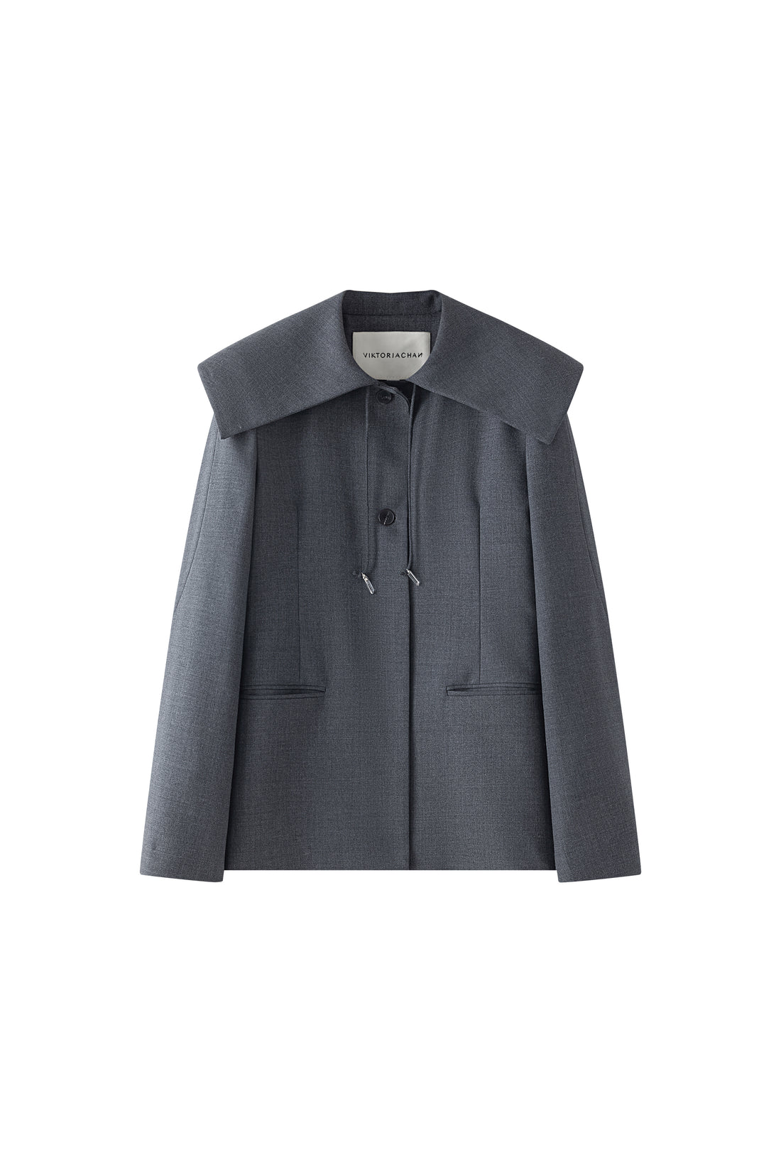 Portia big collar blazer