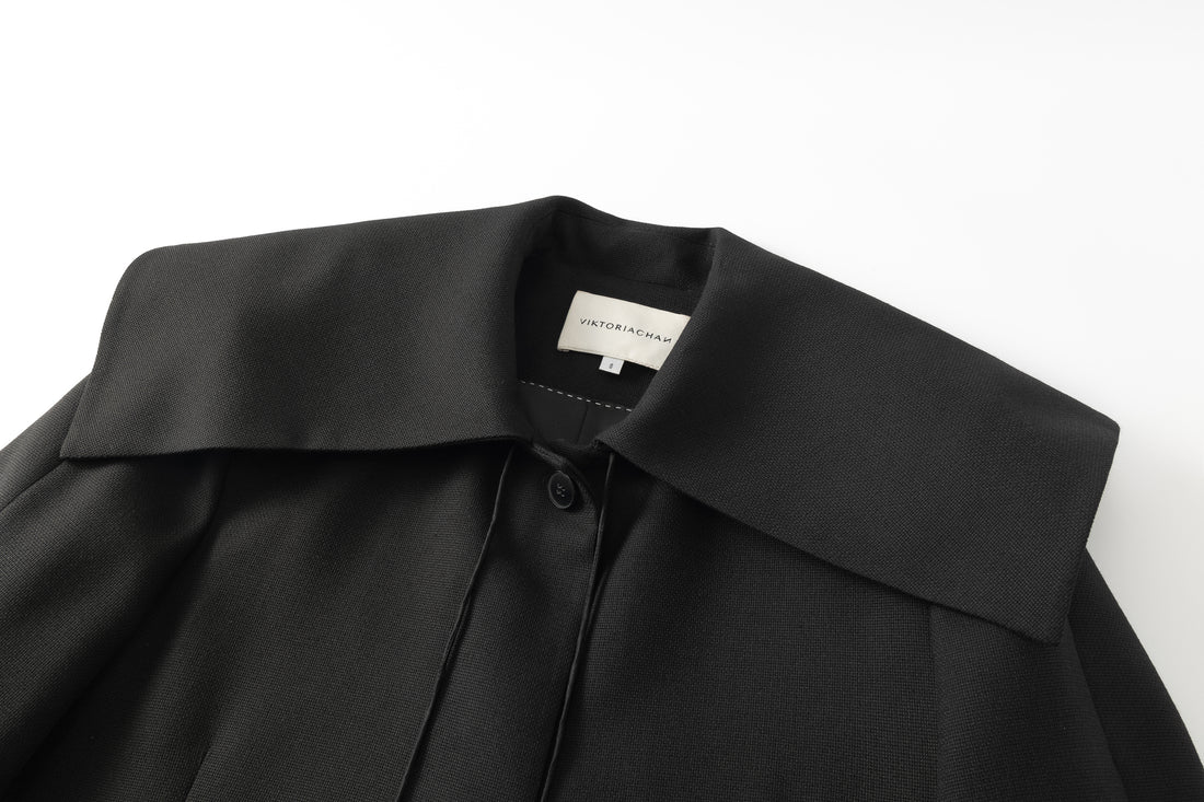 Portia big collar blazer