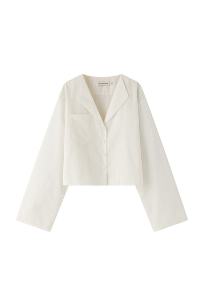 Philou cropped shirt