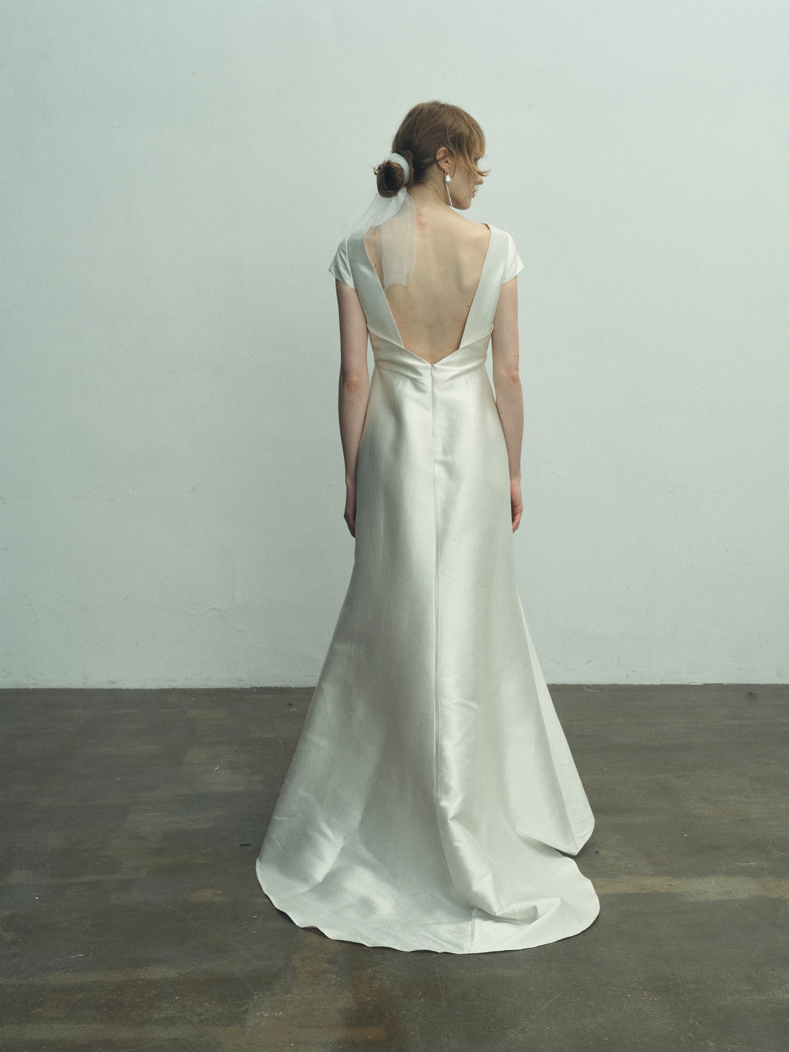 Catherine silk gown