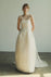 Claudia peplum wedding gown