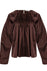 Allie gathered silk top