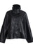 Arya short leather jacket