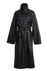Arya long leather coat
