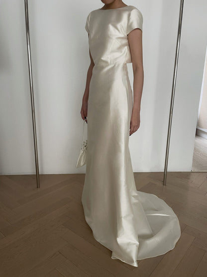 Catherine silk gown