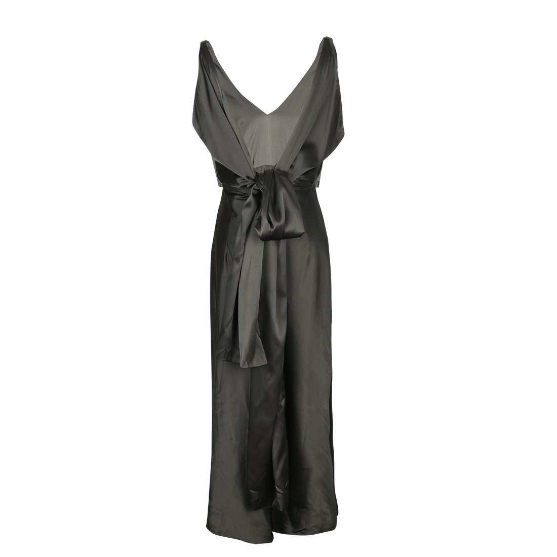 Vivian knot silk dress