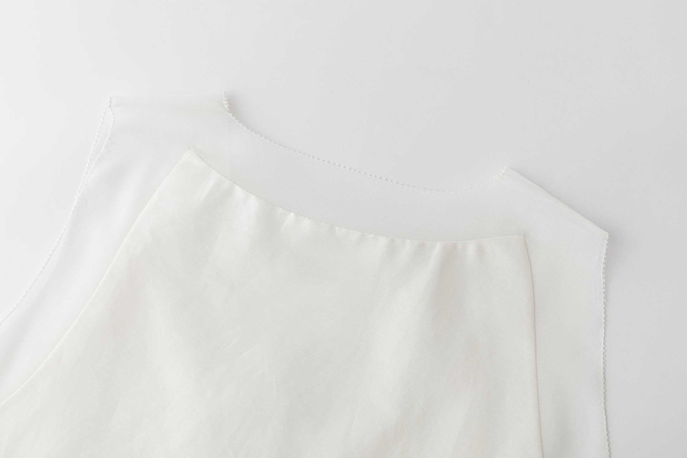 Irene patched silk tank