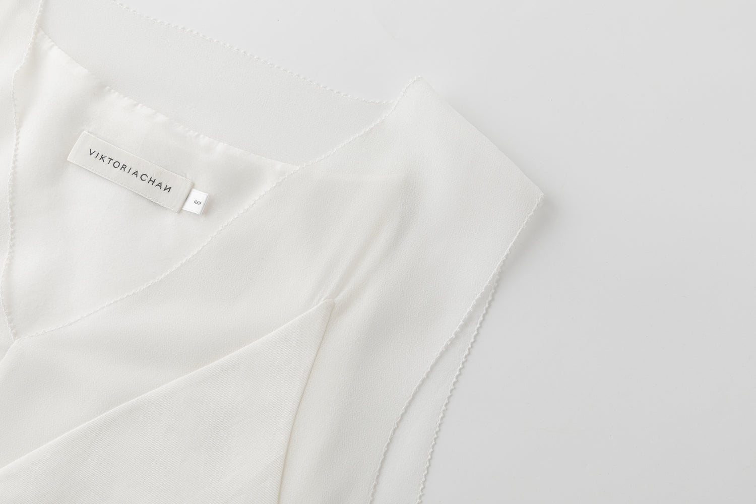 Irene patched silk tank