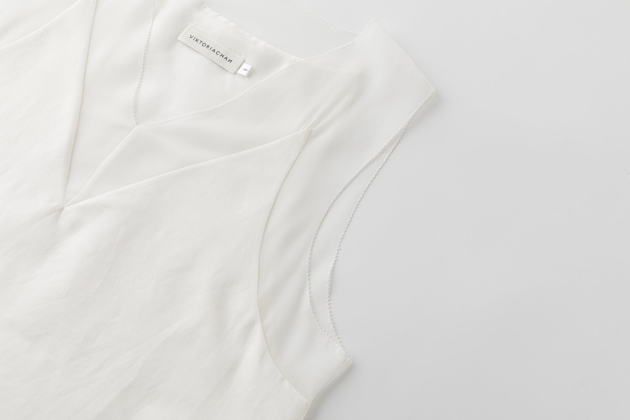 Irene patched silk tank
