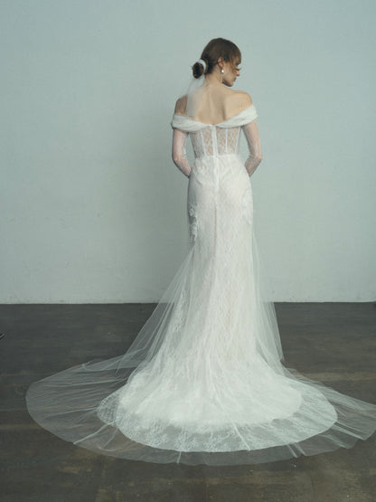 Odina lace gown