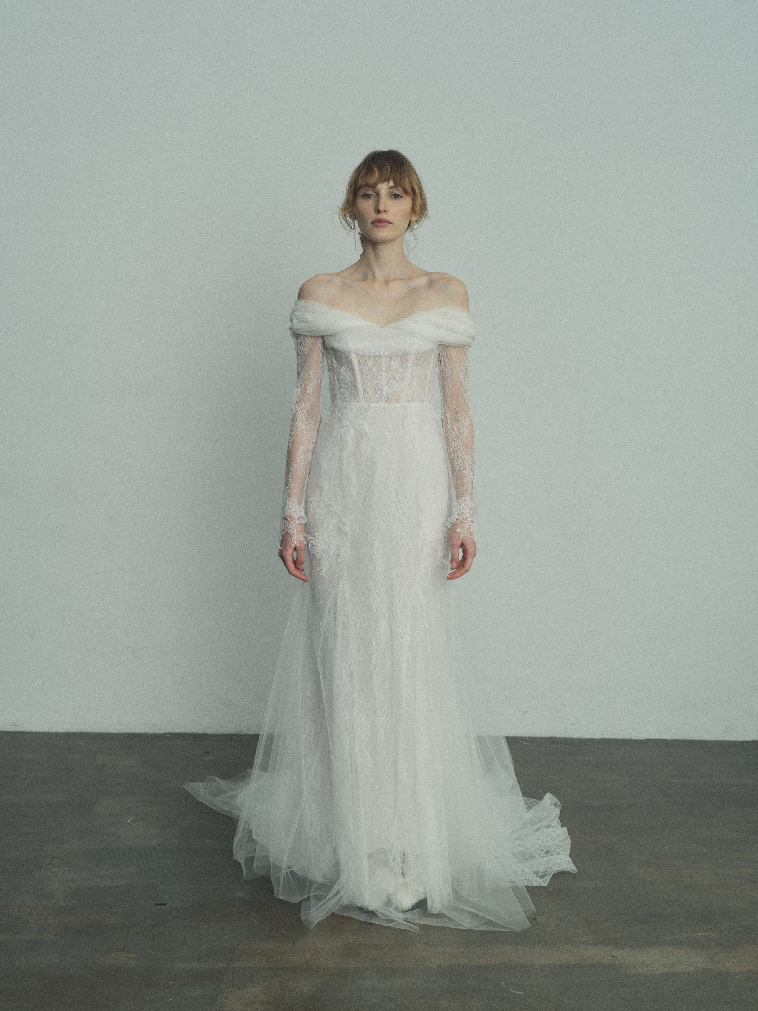 Odina lace gown