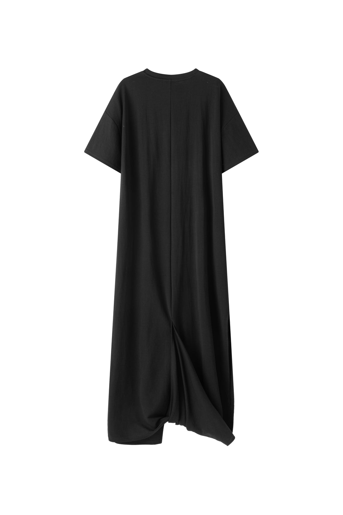 Shanti draped jersey dress