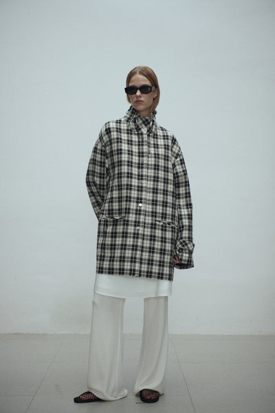 Kaz cheque jacket – VIKTORIACHAN