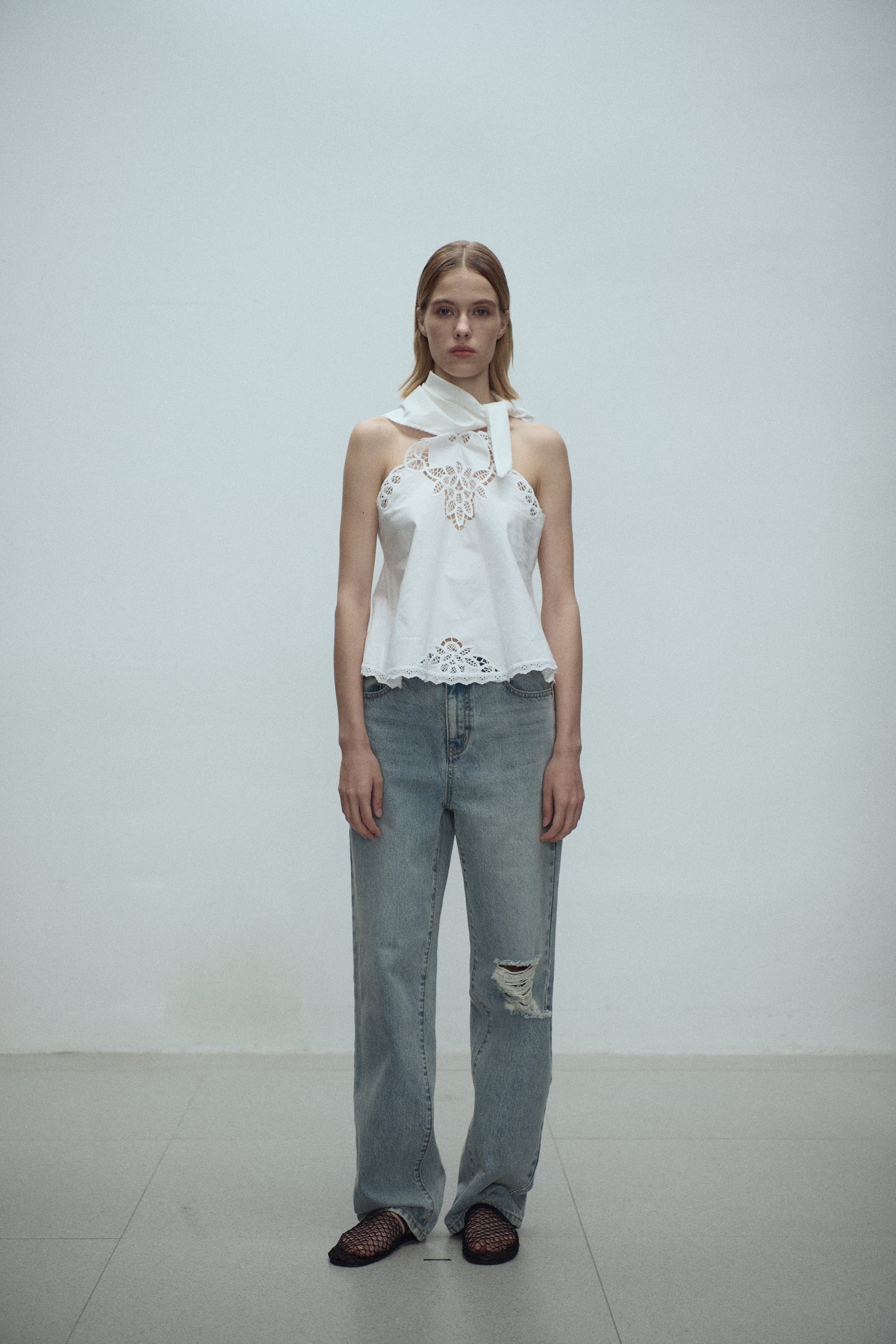 Irene lace top