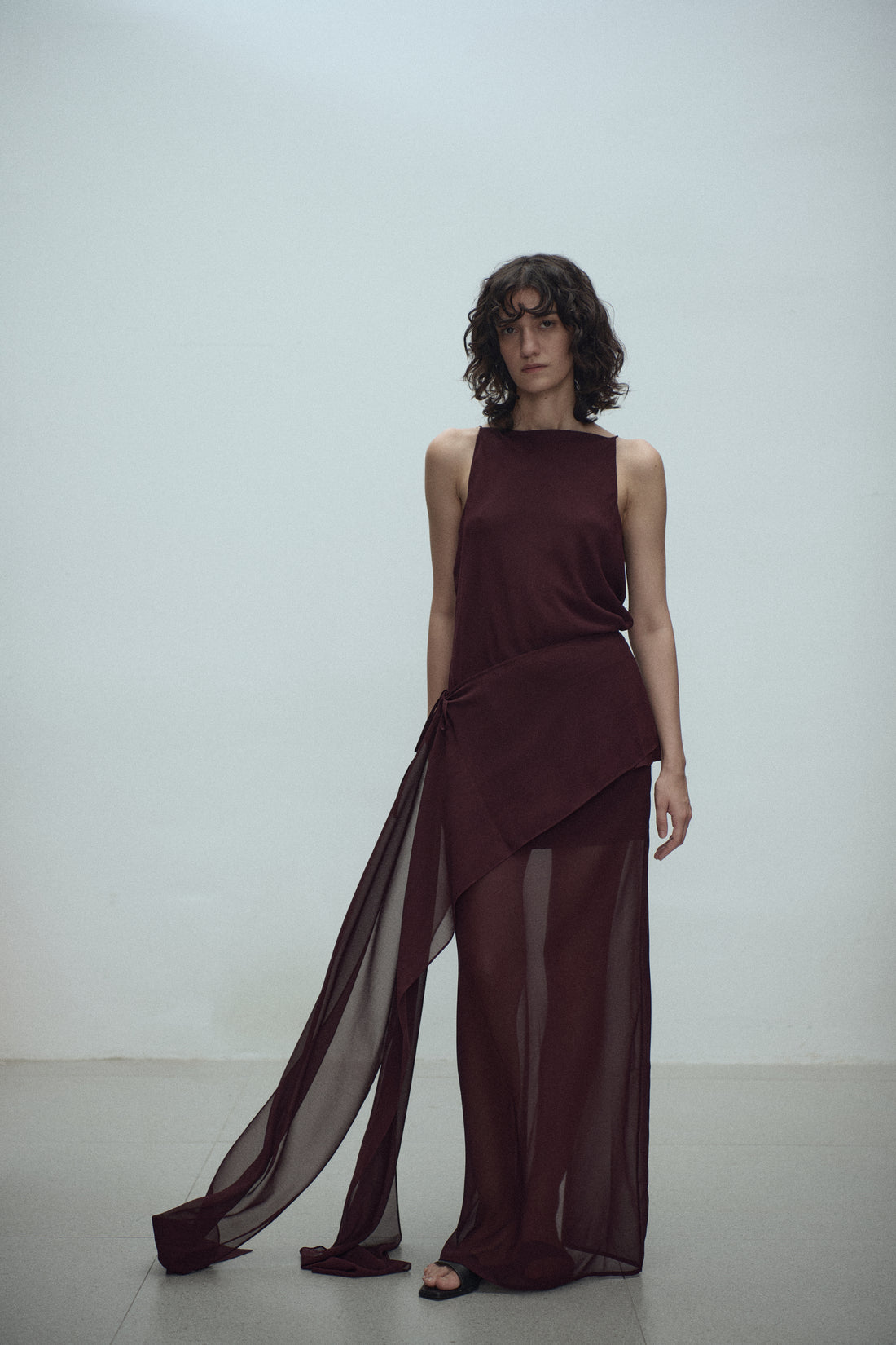 Gelene chiffon tank