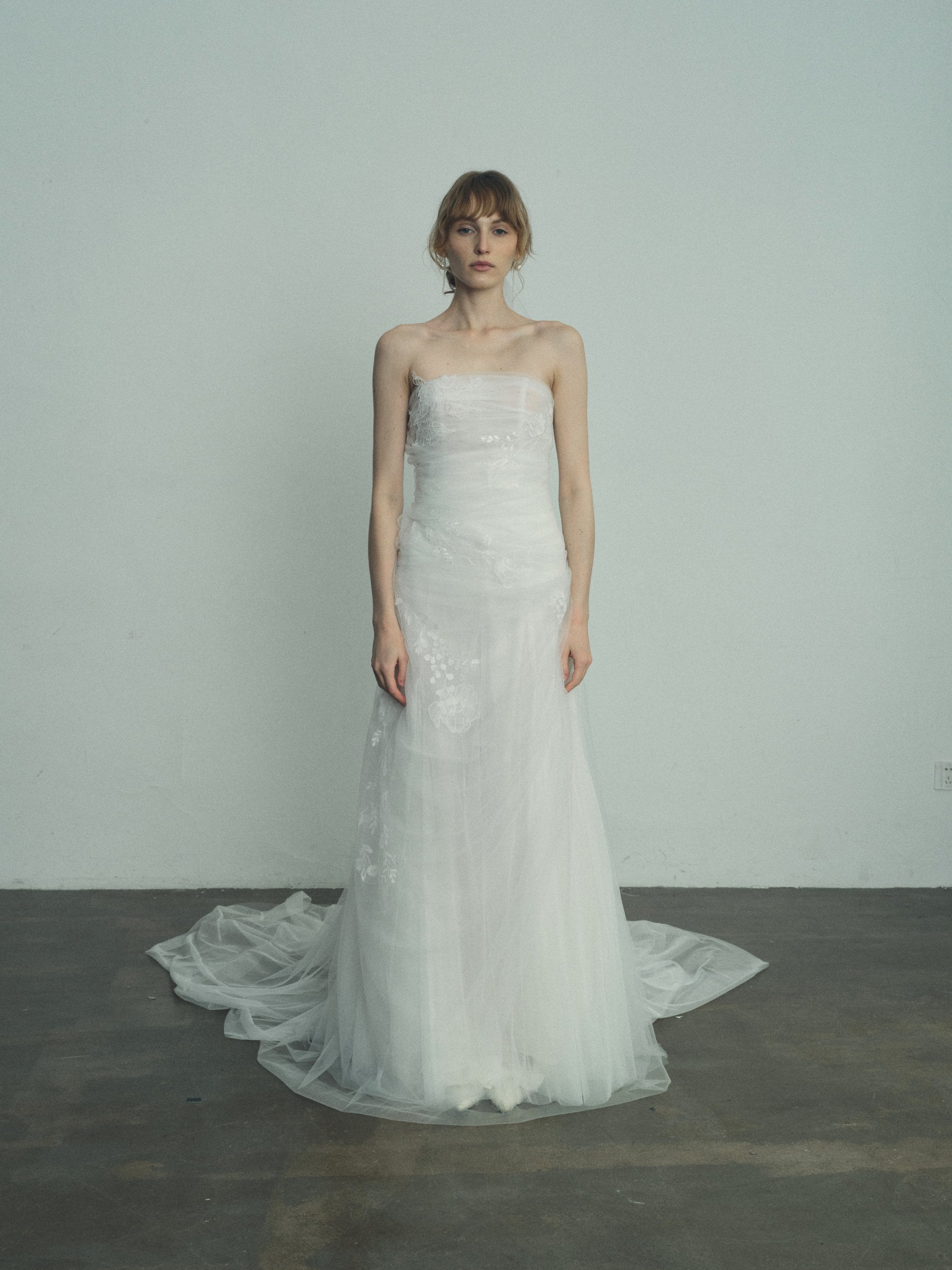 Saga tulle wedding gown