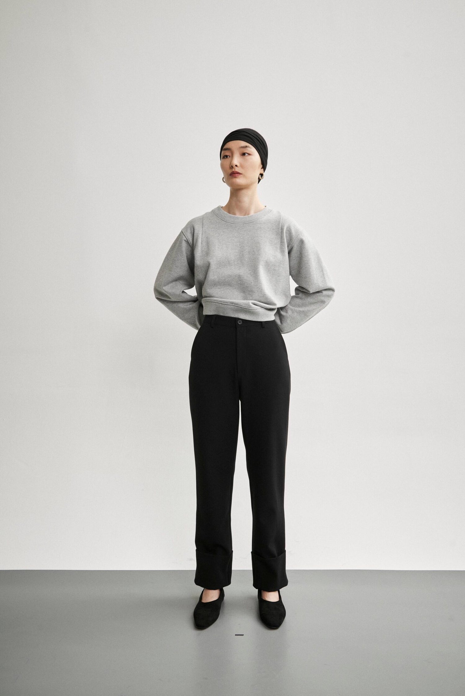 Mave folded trousers