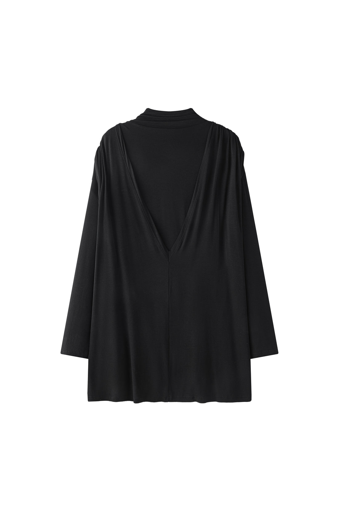 Portia gathered jersey top