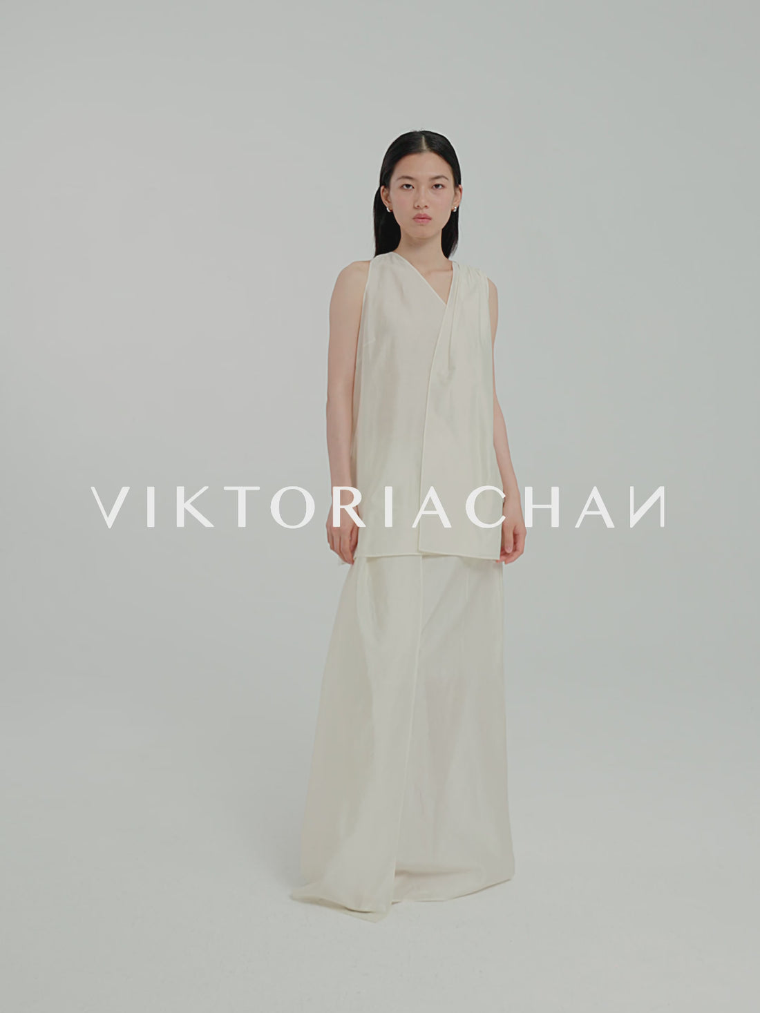 Cilla silk flap tank