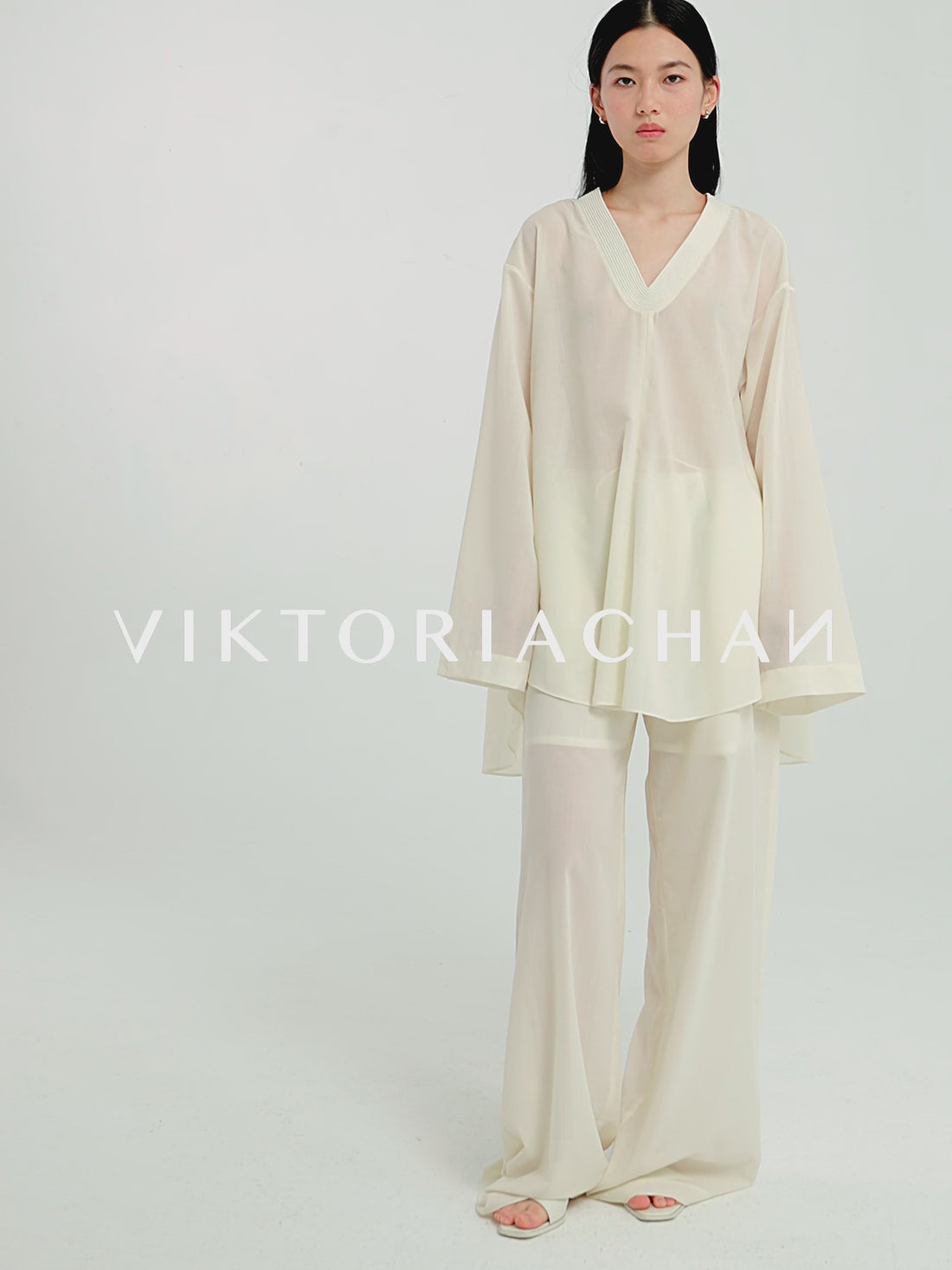 Sataya sheer blouse