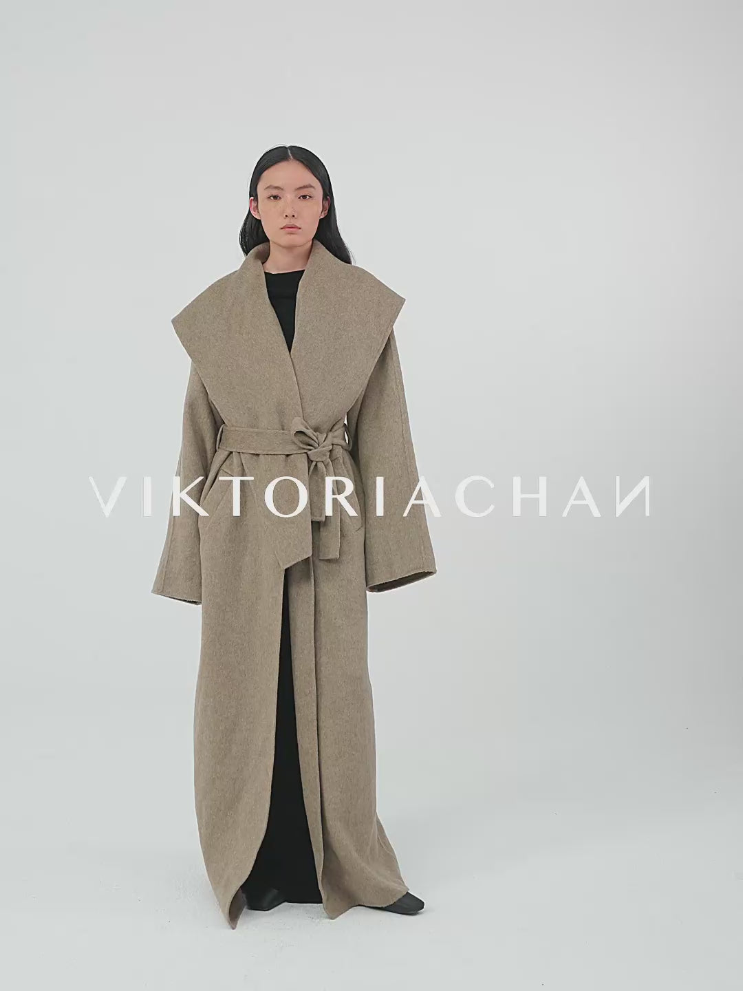 Tatiana big collar coat