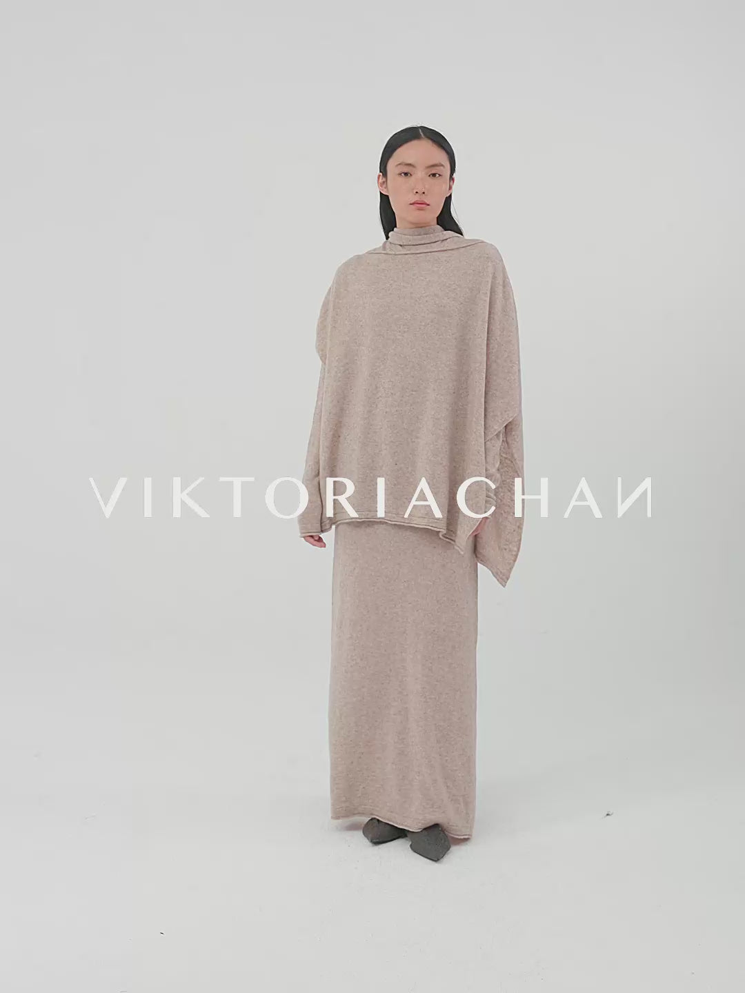 Rhea cape knit
