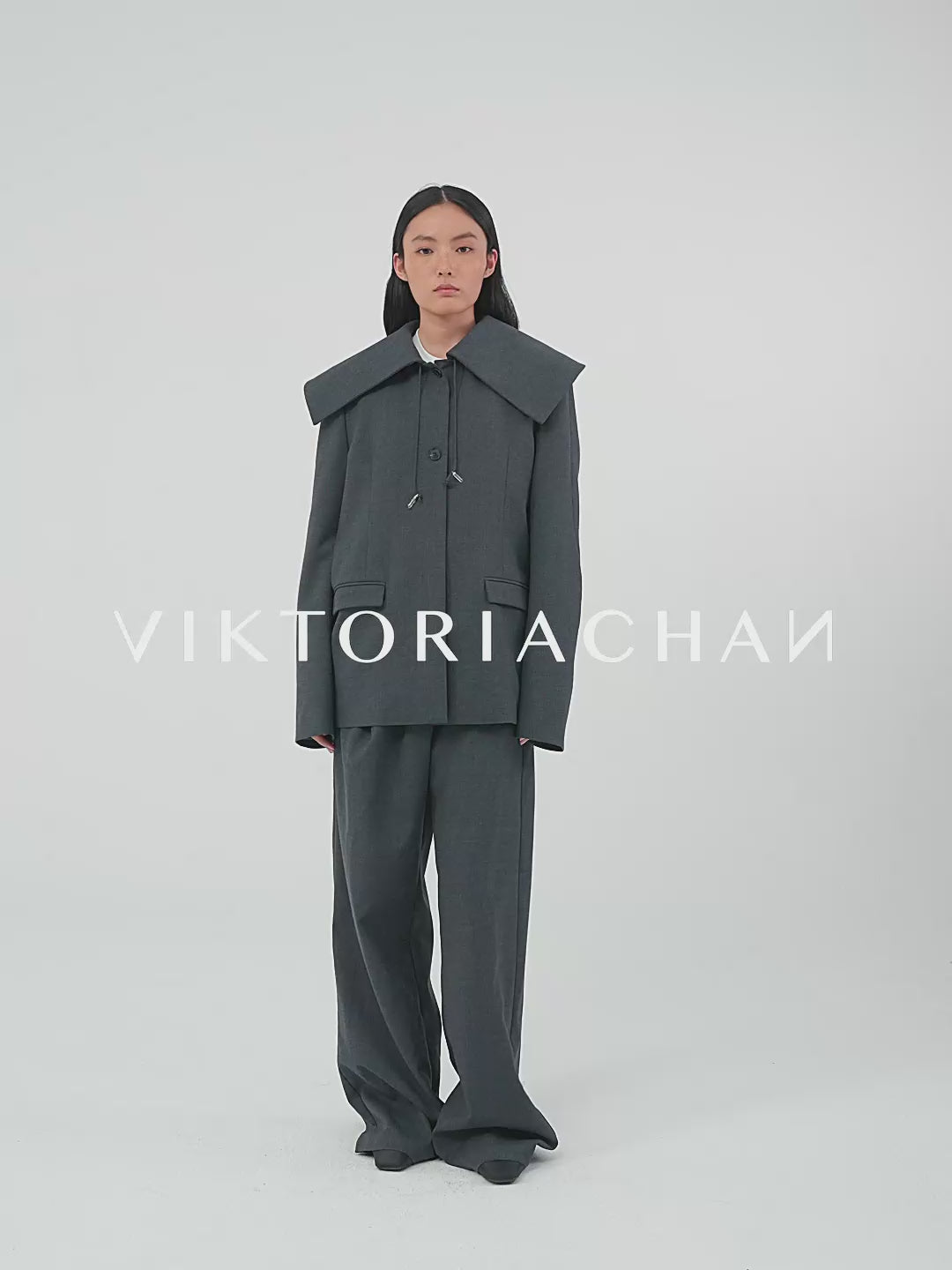 Portia pleated trousers