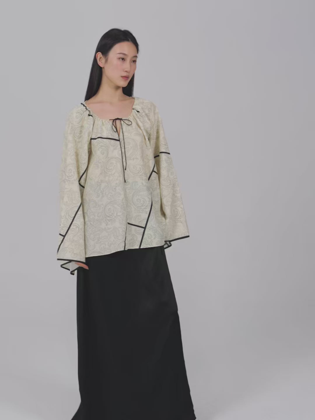 Roma silk blouse
