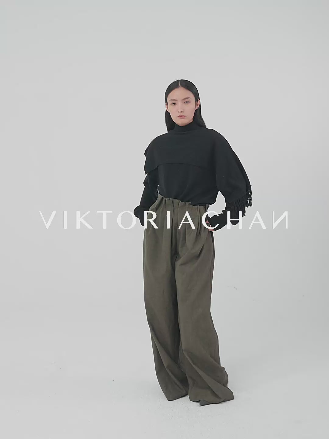 Tatania gathered trousers