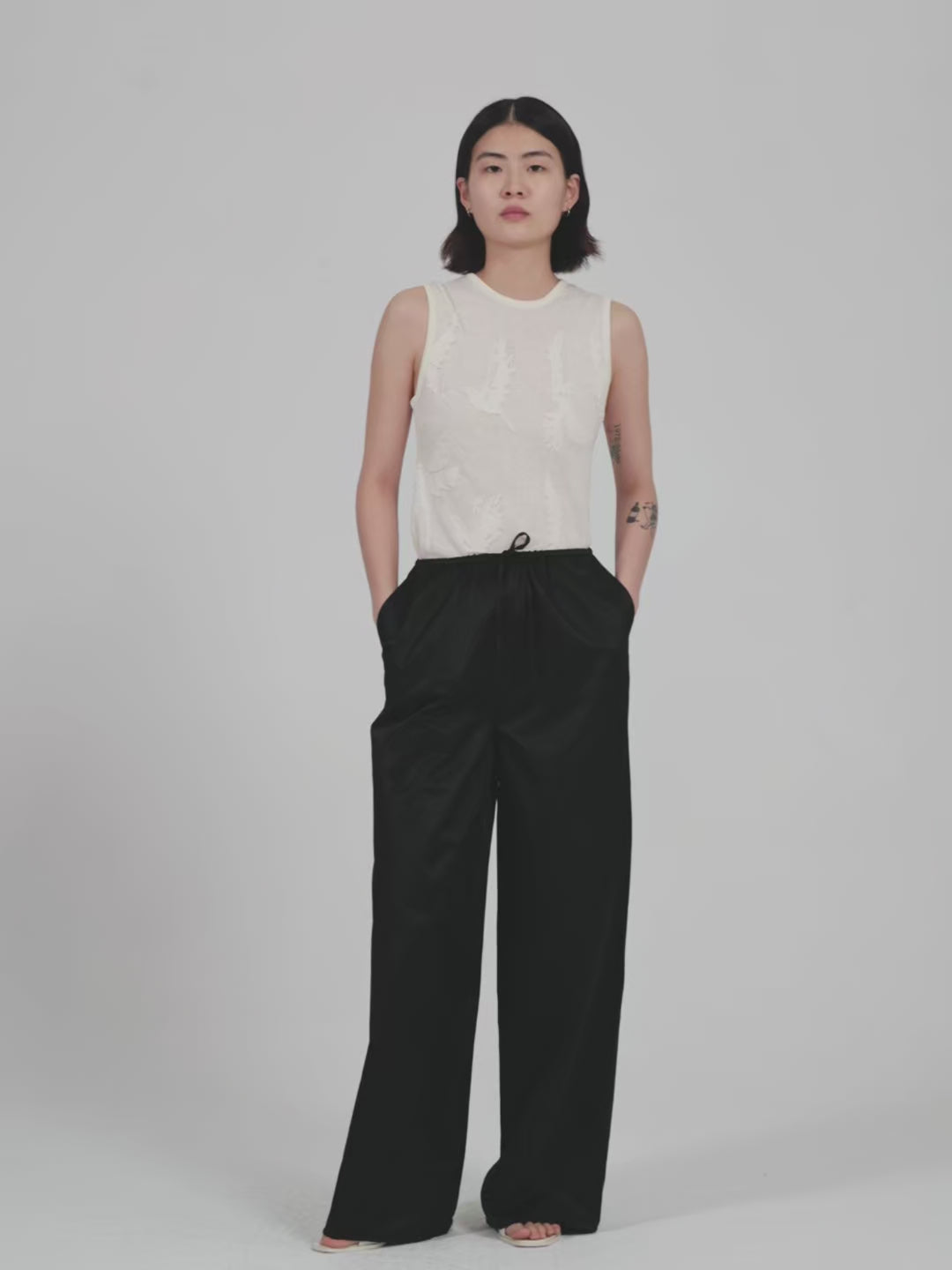 Hermoni silk trousers