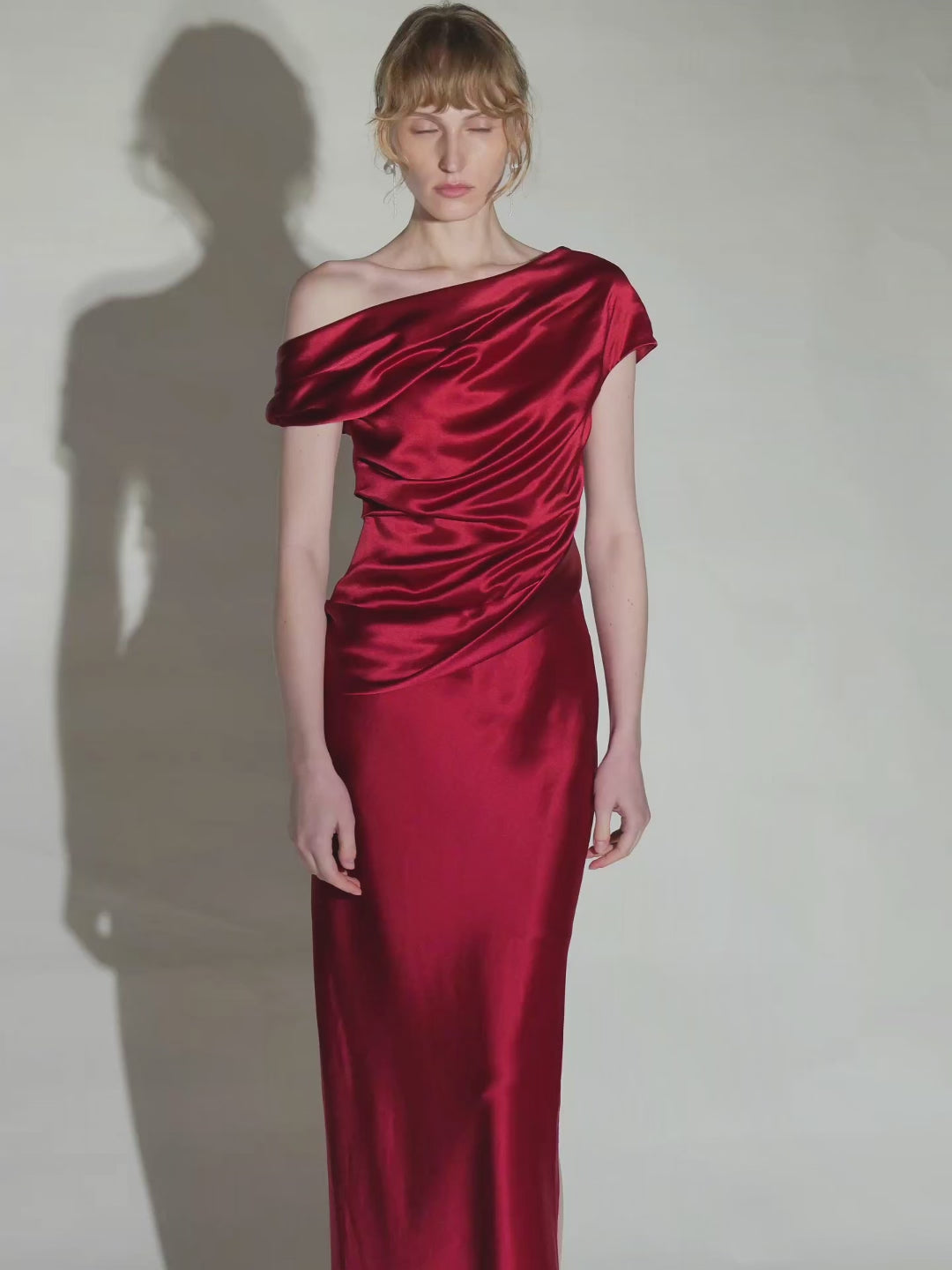 Aries structured gown