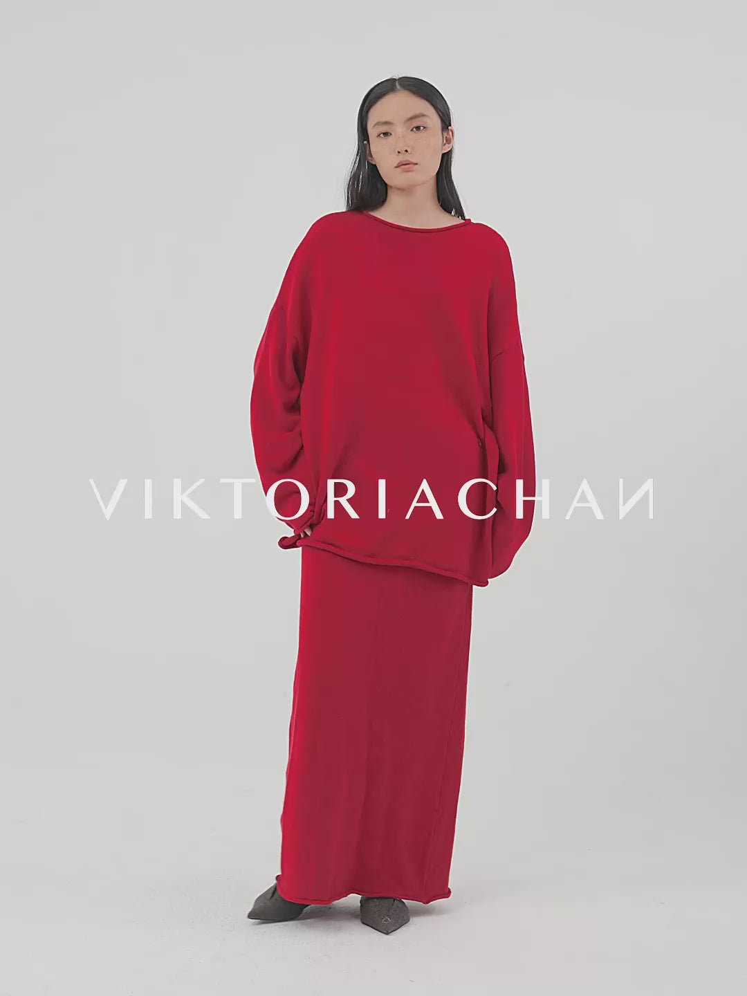 Portia open cut knit