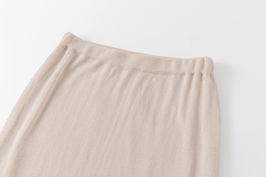 Shanti sheer knit skirt