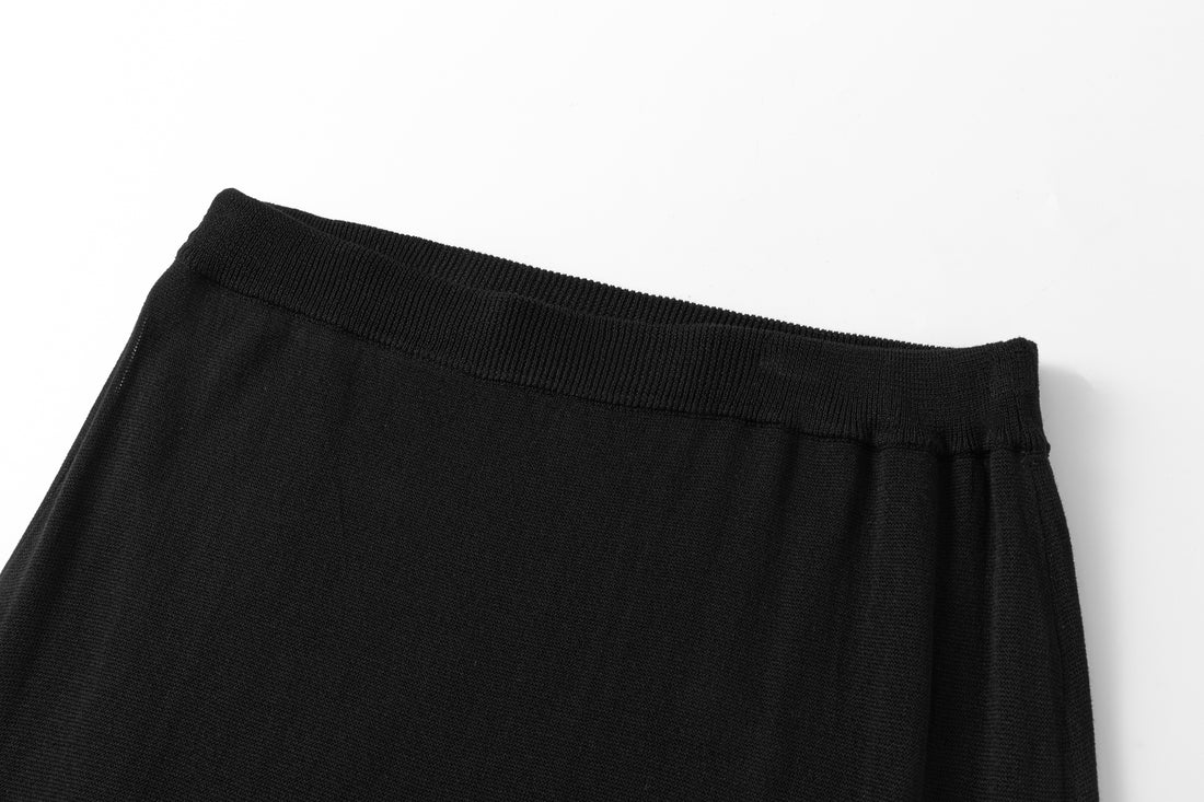 Shanti sheer knit skirt