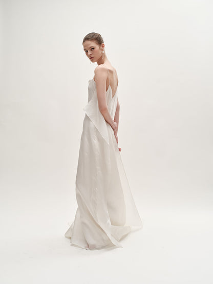 Hazel organza gown