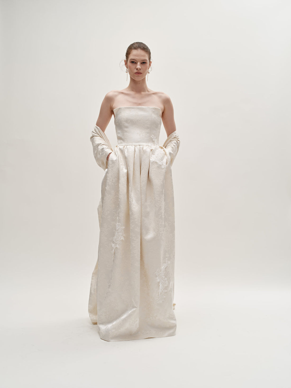 Ena jacquard gown