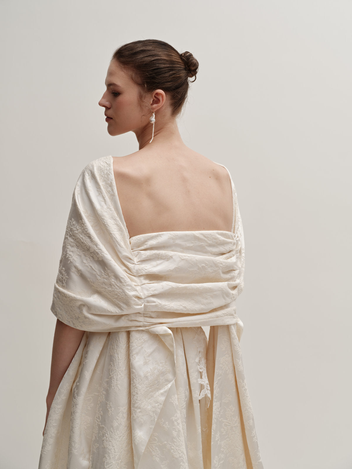 Ena jacquard gown