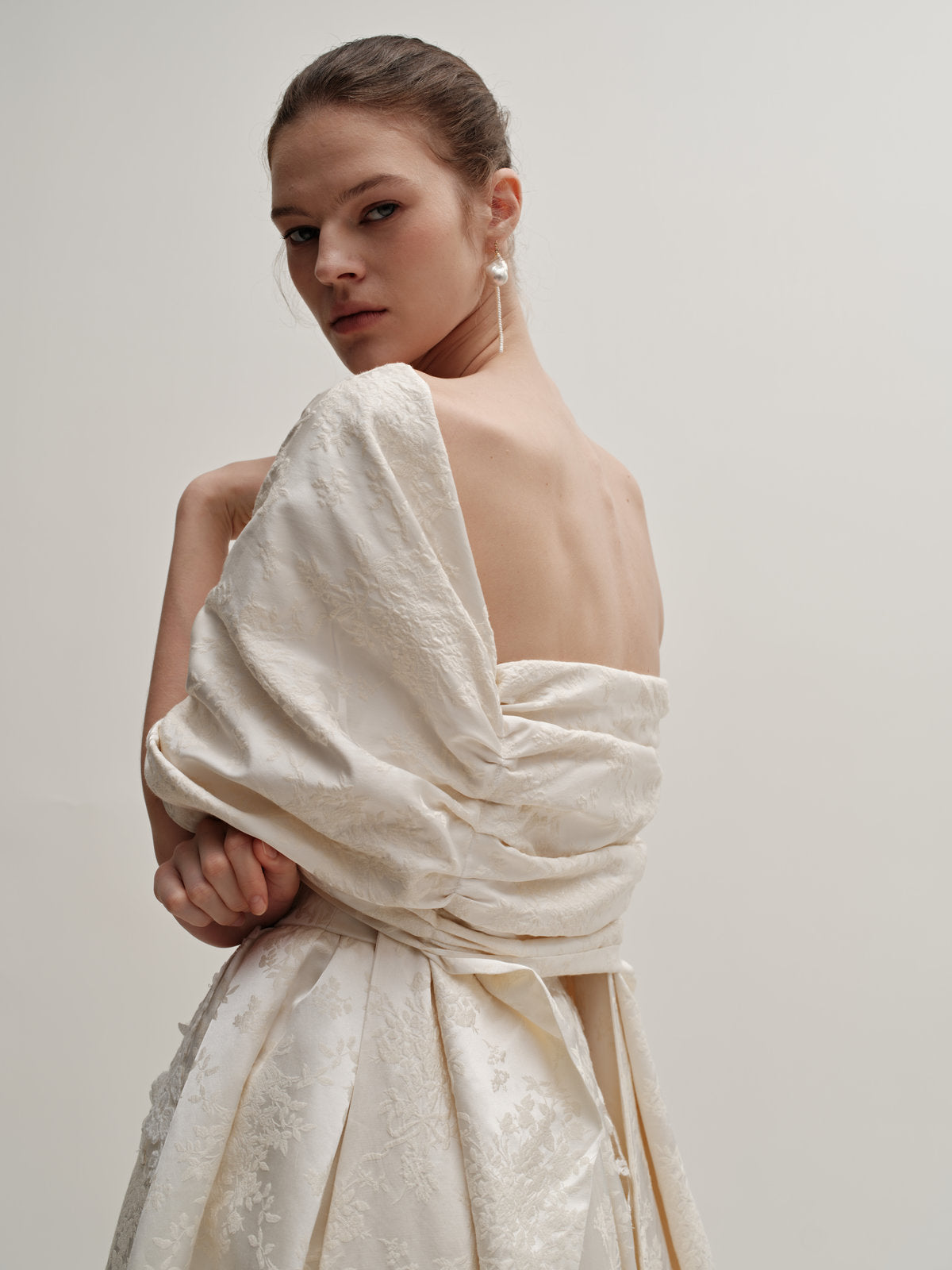Ena jacquard gown