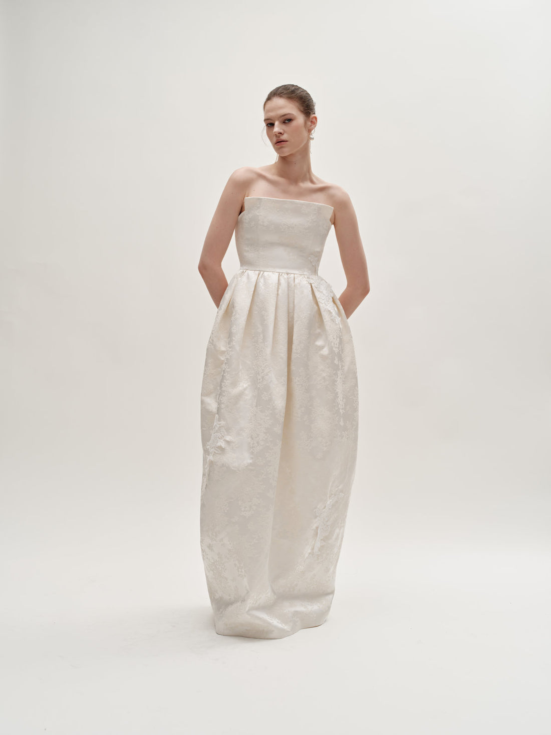 Ena jacquard gown