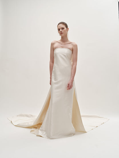 Tinsel wedding gown - wool