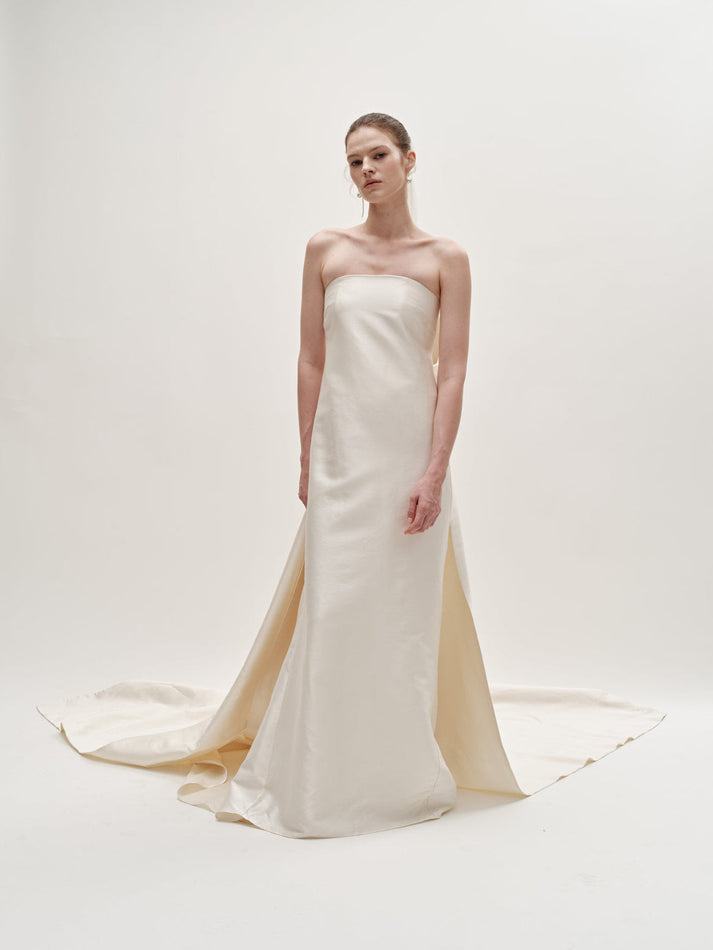 Tinsel wedding gown - wool