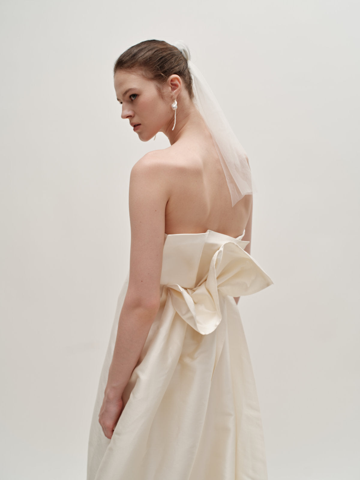 Tinsel wedding gown - wool