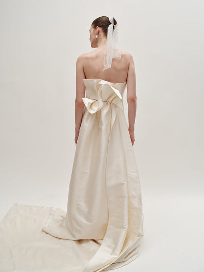 Tinsel wedding gown - wool
