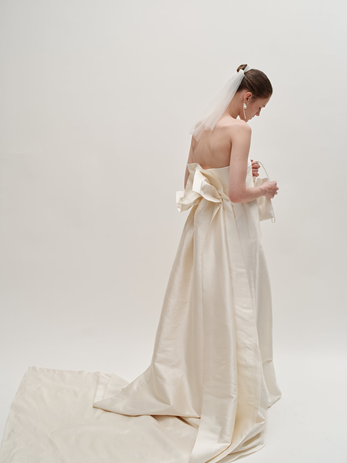 Tinsel wedding gown - wool