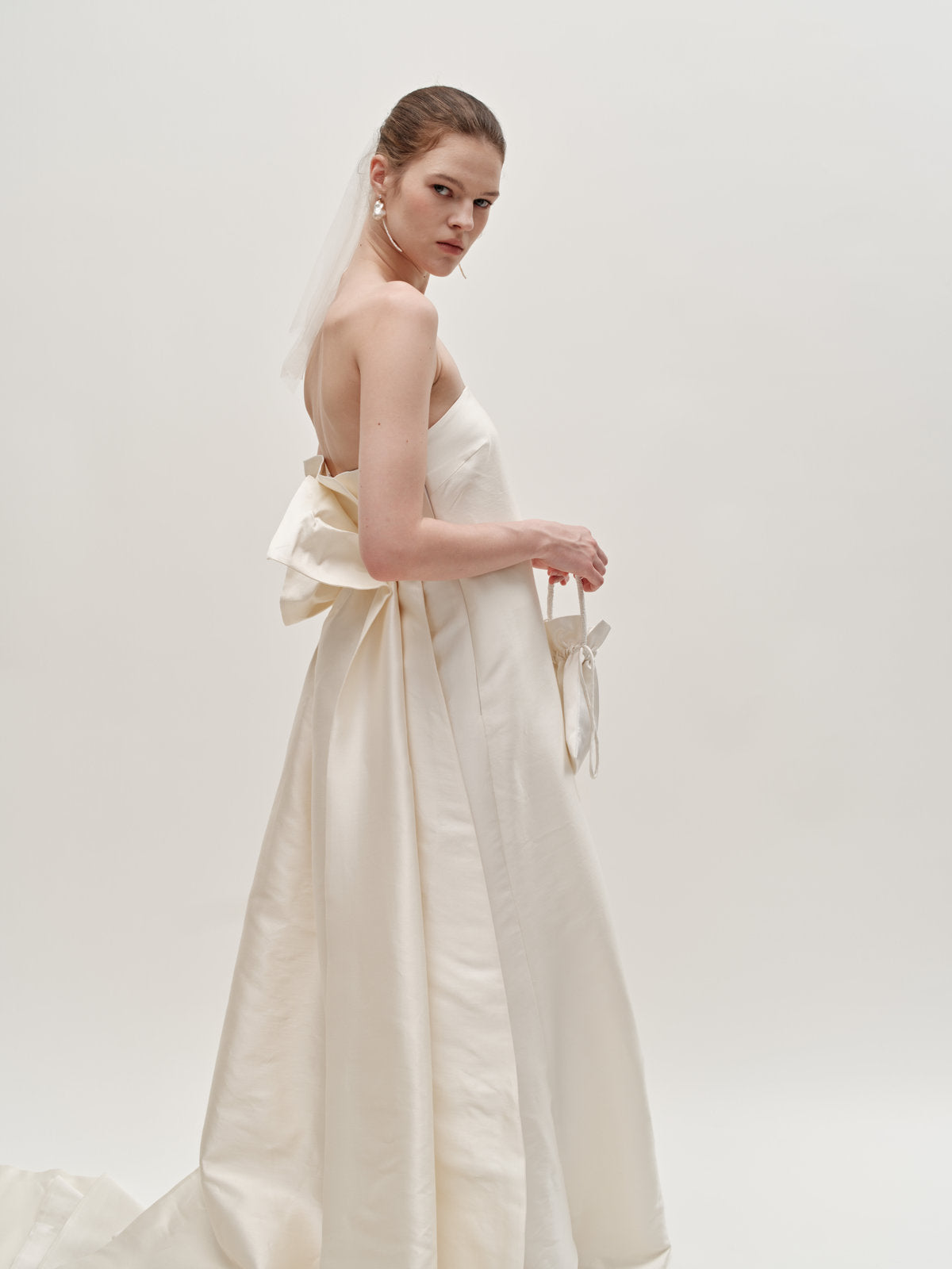 Tinsel wedding gown - wool