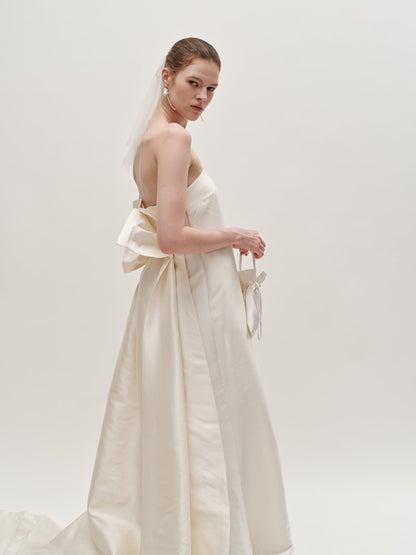 Tinsel wedding gown - wool