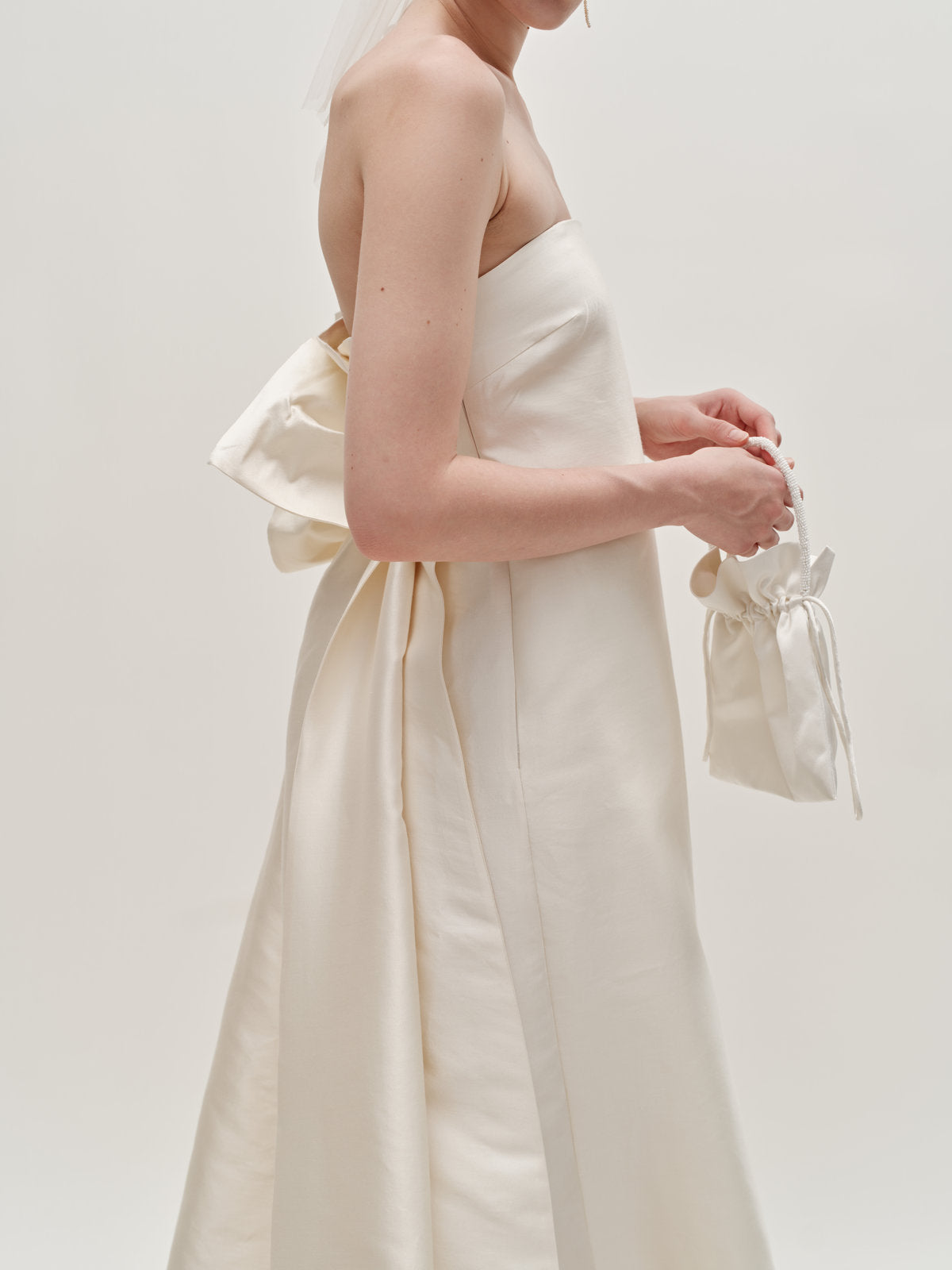 Tinsel wedding gown - wool