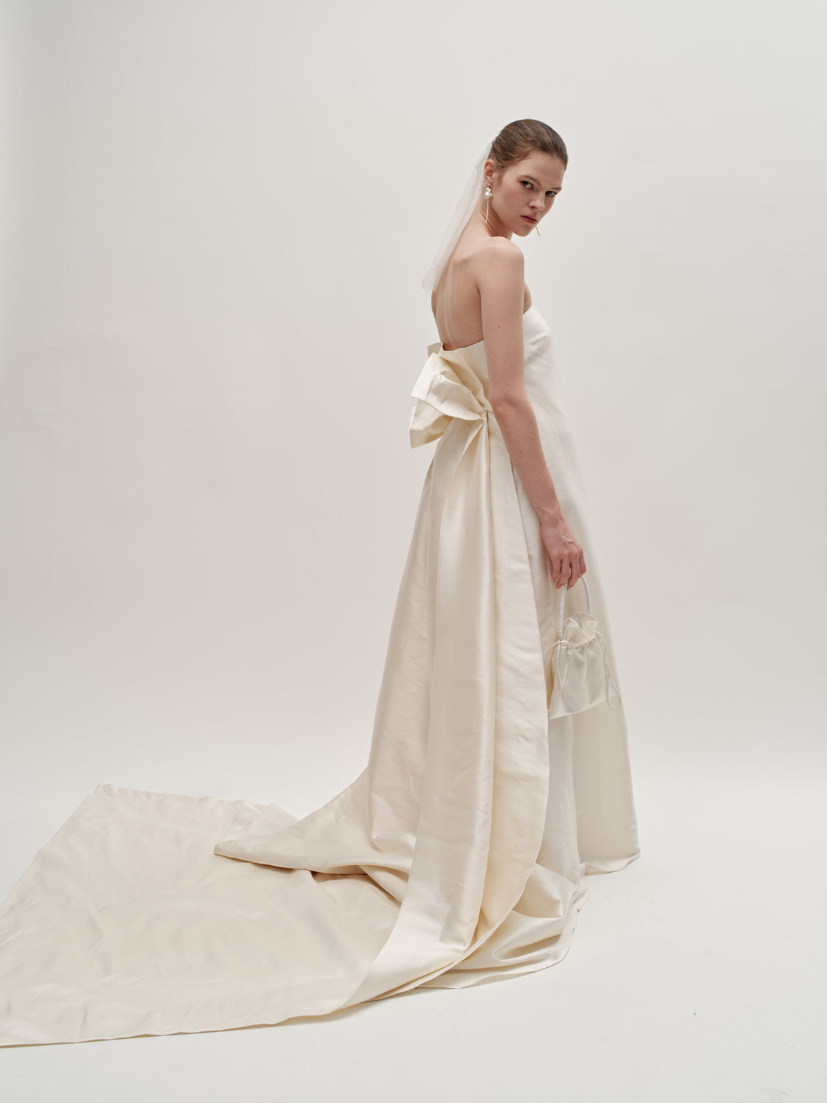 Tinsel wedding gown - wool